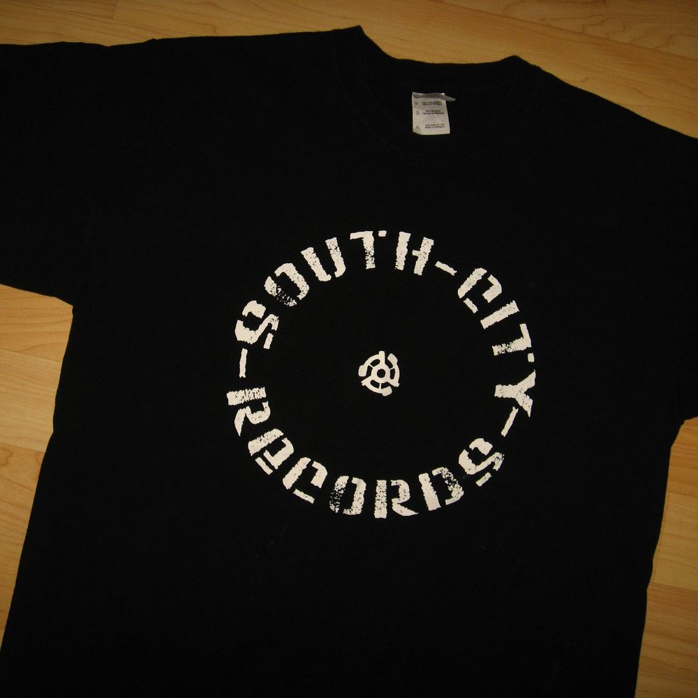 South City Records T Shirt Large